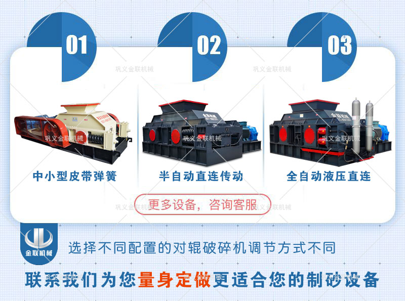 液壓對輥制砂機型號參數(shù)、市場價位多少？